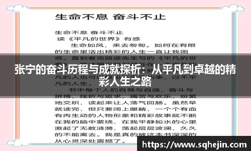 张宁的奋斗历程与成就探析：从平凡到卓越的精彩人生之路